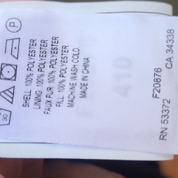 French Connection Puffer M forest green NWOT - Picture 4 of 4